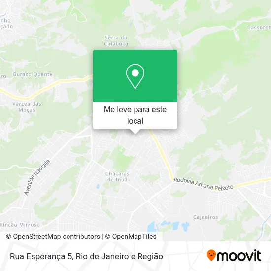 Rua Esperança 5 mapa