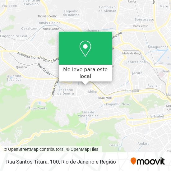 Rua Santos Titara, 100 mapa