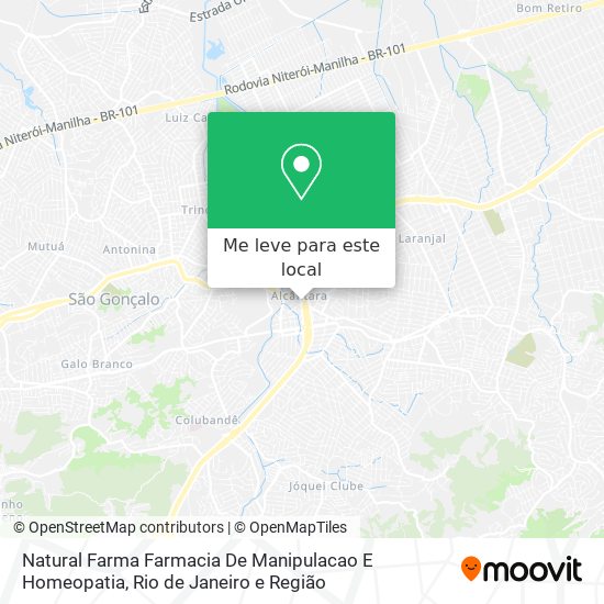 Natural Farma Farmacia De Manipulacao E Homeopatia mapa