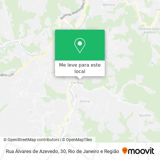 Rua Álvares de Azevedo, 30 mapa