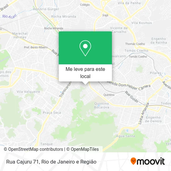 Rua Cajuru 71 mapa