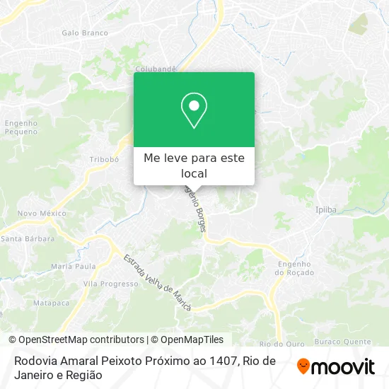 Rodovia Amaral Peixoto Próximo ao 1407 mapa