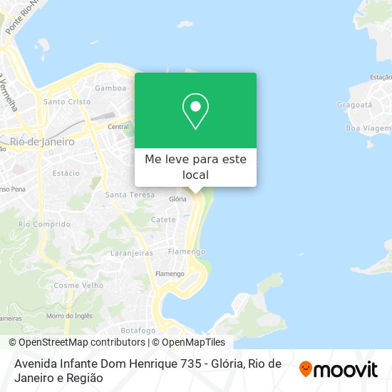 Avenida Infante Dom Henrique 735 - Glória mapa