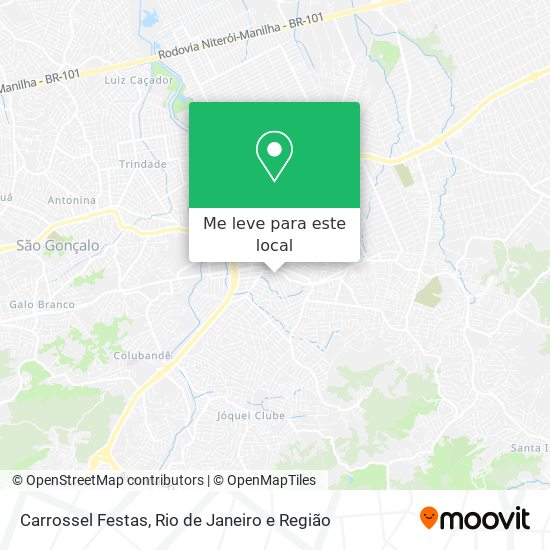 Carrossel Festas mapa