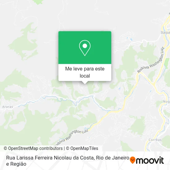 Rua Larissa Ferreira Nicolau da Costa mapa