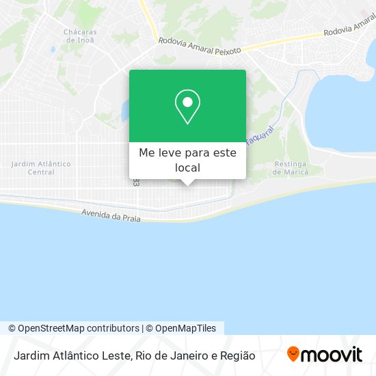 Jardim Atlântico Leste mapa