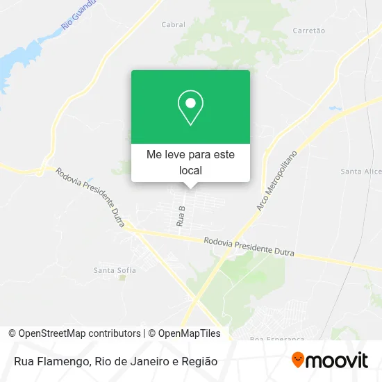 Rua Flamengo mapa