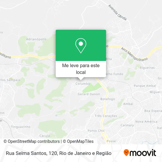 Rua Selma Santos, 120 mapa