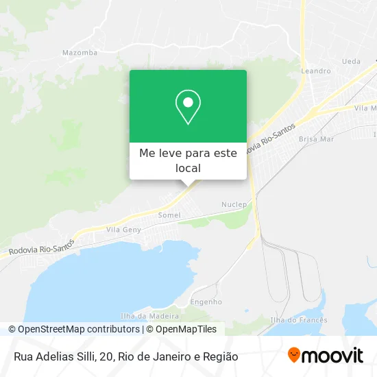 Rua Adelias Silli, 20 mapa