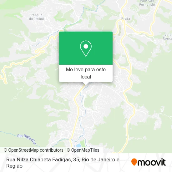 Rua Nilza Chiapeta Fadigas, 35 mapa