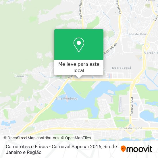 Camarotes e Frisas - Carnaval Sapucaí 2016 mapa