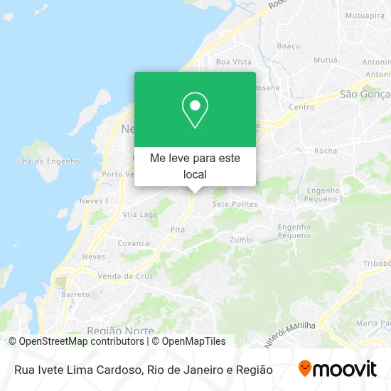 Rua Ivete Lima Cardoso mapa