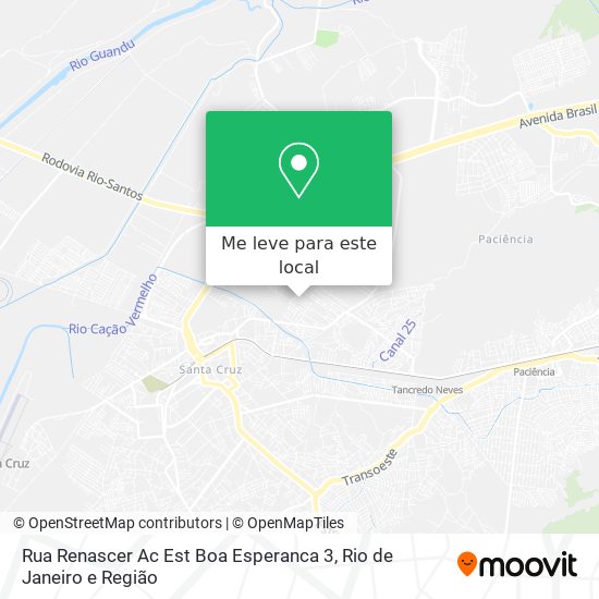 Rua Renascer Ac Est Boa Esperanca 3 mapa