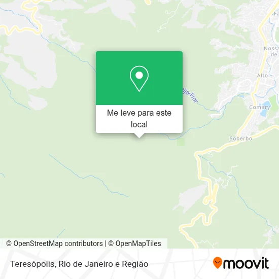 Teresópolis mapa