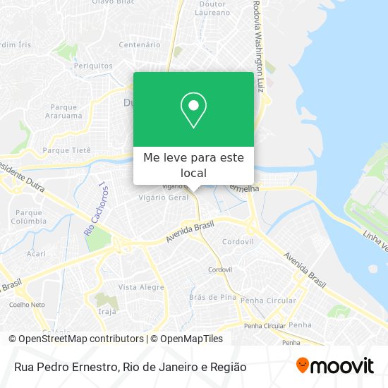 Rua Pedro Ernestro mapa