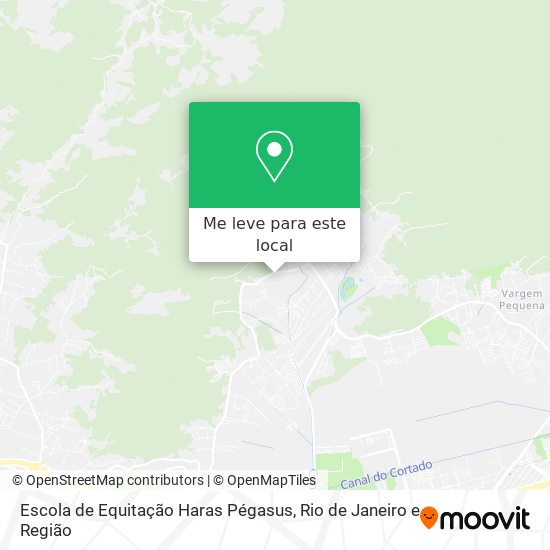 Escola de Equitação Haras Pégasus mapa