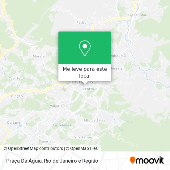 Praça Da Águia mapa