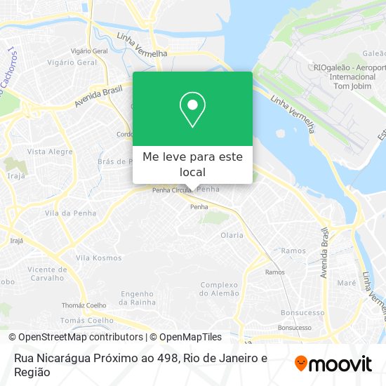 Rua Nicarágua Próximo ao 498 mapa