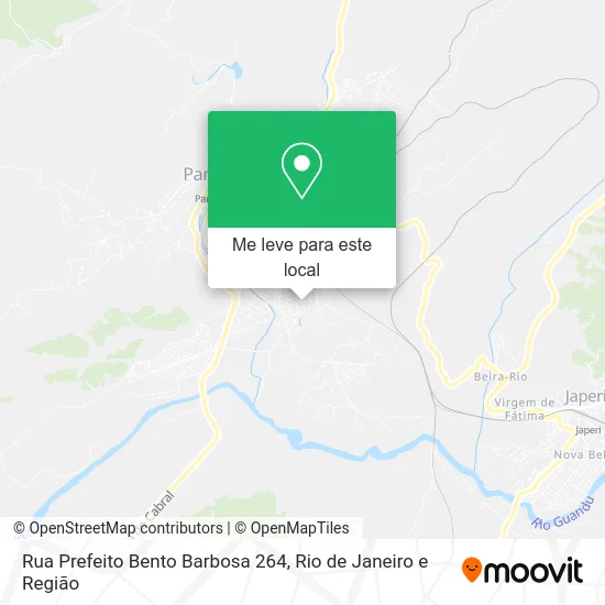 Rua Prefeito Bento Barbosa 264 mapa