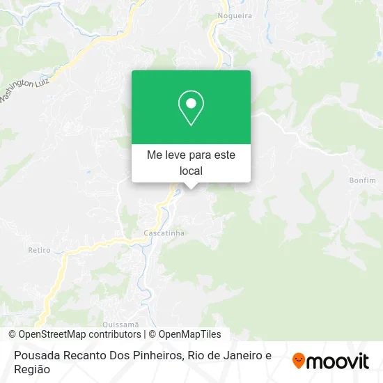 Pousada Recanto Dos Pinheiros mapa
