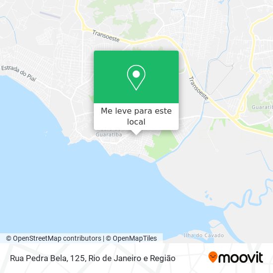 Rua Pedra Bela, 125 mapa