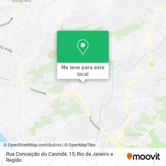 Rua Conceição do Canindé, 15 mapa
