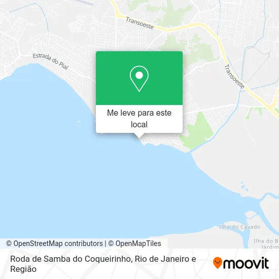 Roda de Samba do Coqueirinho mapa