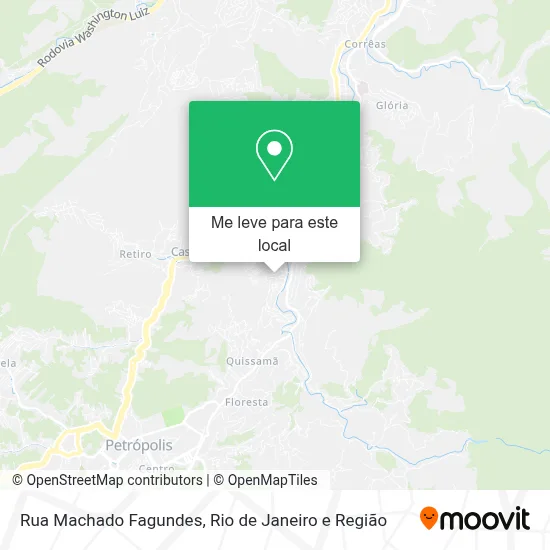 Rua Machado Fagundes mapa