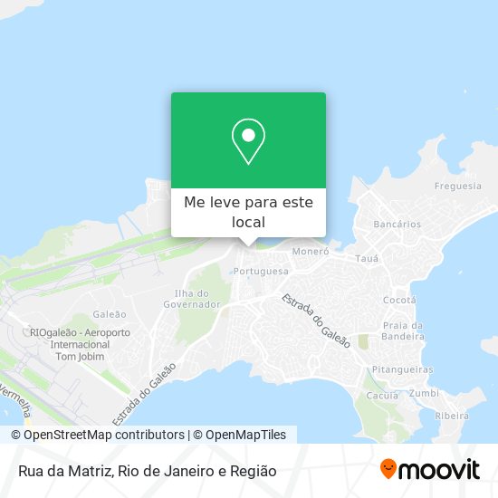 Rua da Matriz mapa