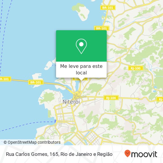 Rua Carlos Gomes, 165 mapa