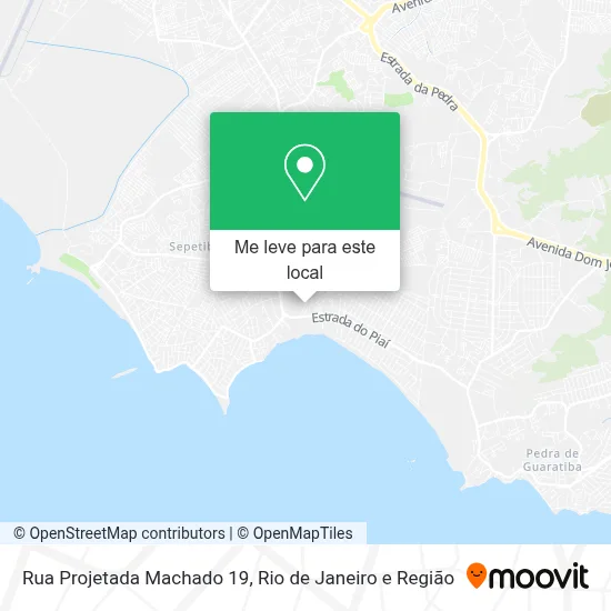 Rua Projetada Machado 19 mapa