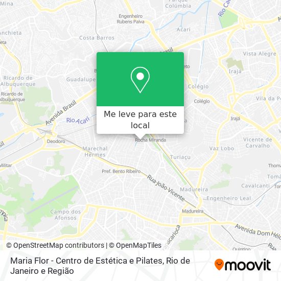 Maria Flor - Centro de Estética e Pilates mapa