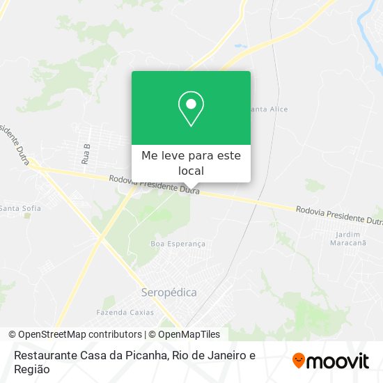 Restaurante Casa da Picanha mapa