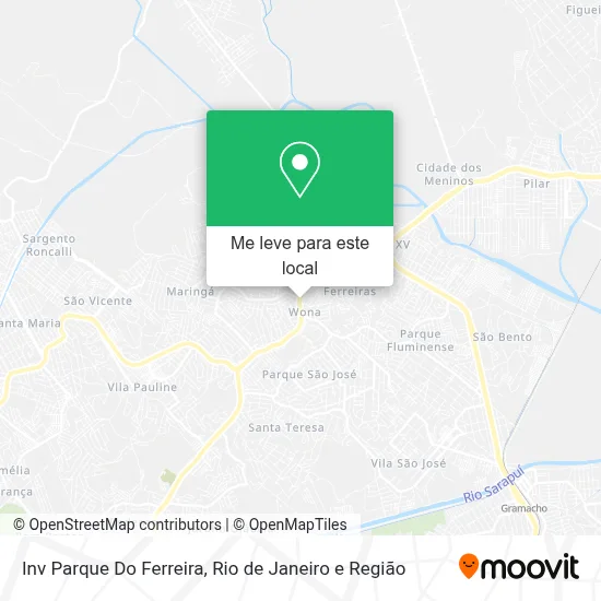 Inv Parque Do Ferreira mapa