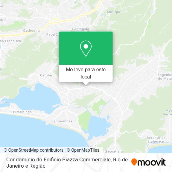 Condomínio do Edificio Piazza Commerciale mapa