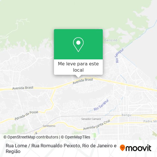 Rua Lome / Rua Romualdo Peixoto mapa