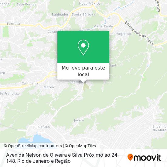 Avenida Nelson de Oliveira e Silva Próximo ao 24-148 mapa