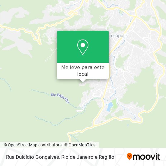 Rua Dulcídio Gonçalves mapa