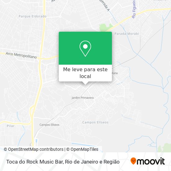 Toca do Rock Music Bar mapa