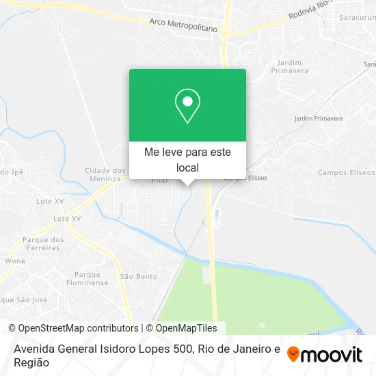 Avenida General Isidoro Lopes 500 mapa