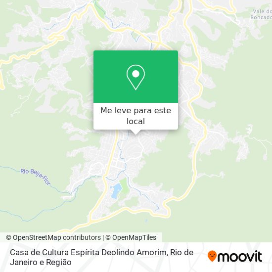Casa de Cultura Espírita Deolindo Amorim mapa