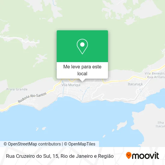 Rua Cruzeiro do Sul, 15 mapa