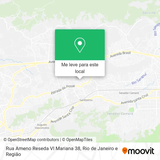 Rua Ameno Reseda Vl Mariana 38 mapa