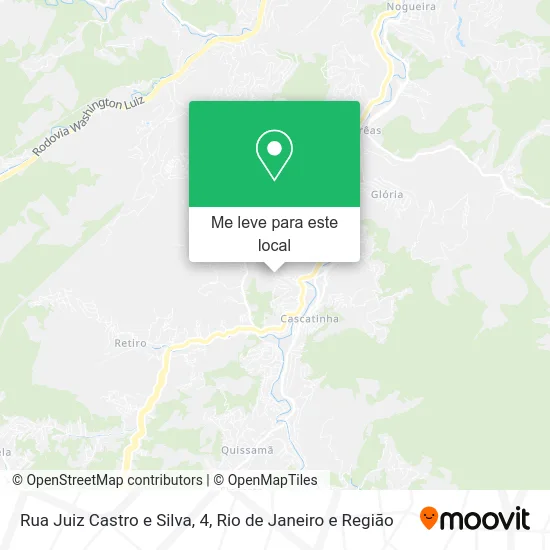 Rua Juiz Castro e Silva, 4 mapa