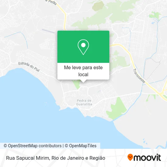 Rua Sapucaí Mirim mapa