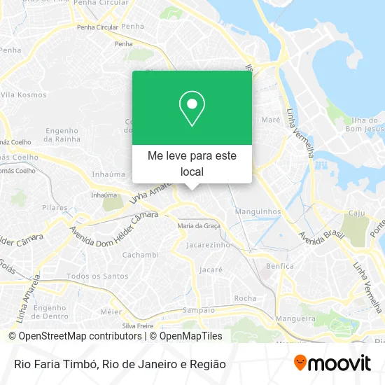 Rio Faria Timbó mapa