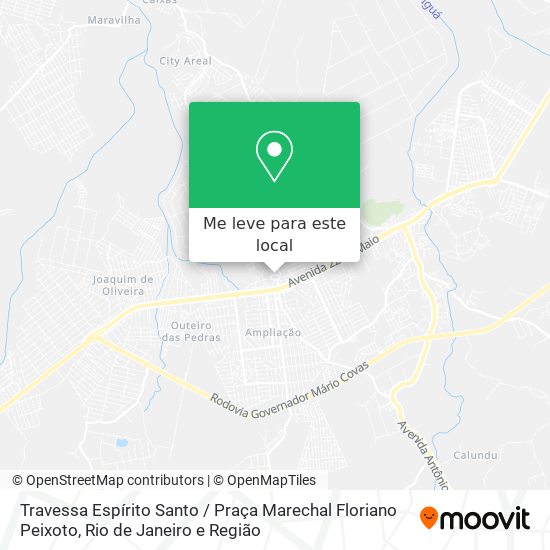 Travessa Espírito Santo / Praça Marechal Floriano Peixoto mapa