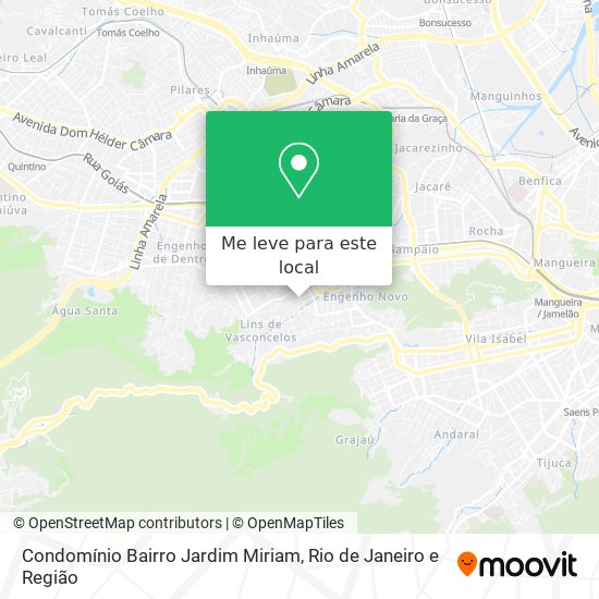 Condomínio Bairro Jardim Miriam mapa