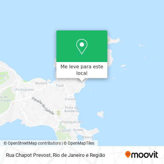 Rua Chapot Prevost mapa