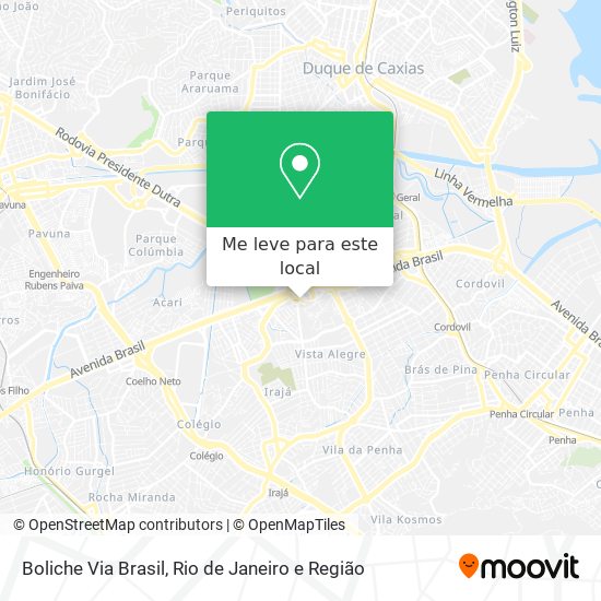 Boliche Via Brasil mapa